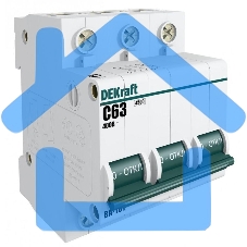 Выключатель автоматический модульный Dekraft 3п C 25А 4.5кА ВА-101 11080DEK