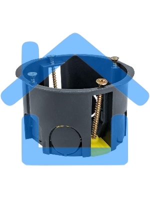 Коробка установочная КМП-020-011 для полых стен 68х45 полипропилен пласт. лапки IP30 черный EKF plc-kmp-020-011