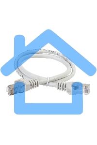 Коммутационный шнур ITK PC01-C5EF-1M5 (патч-корд), кат.5Е FTP, 1,5м, серый