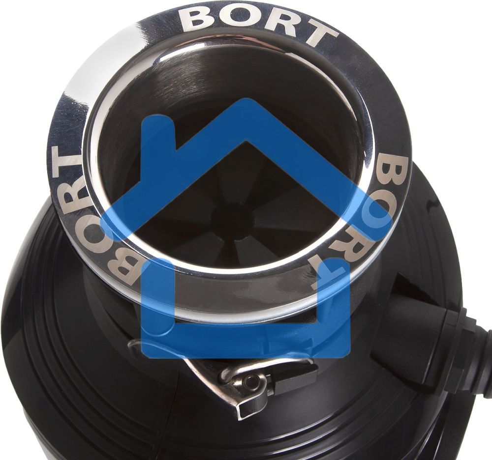 Измельчитель пищевых отходов Bort Alligator, 560 Вт., объем 1 450 мл., пневмовыключатель