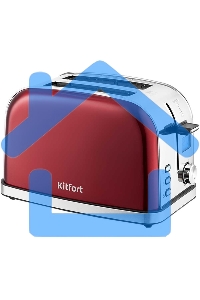 Тостер Kitfort КТ-2036-1 / Мощность: 800-950 Вт.Емкость: 2 тоста одновременно,красный.