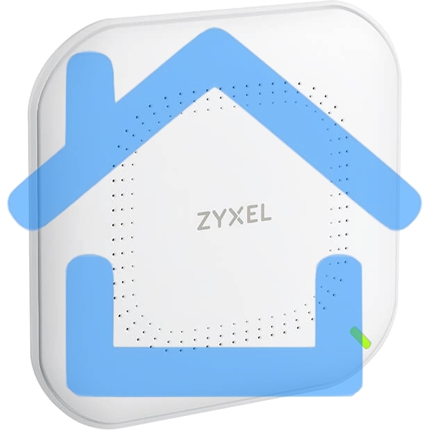 Гибридная точка доступа Zyxel NebulaFlex NWA50AX, WiFi 6, 802.11a/b/g/n/ac/ax (2,4 и 5 ГГц), MU-MIMO, антенны 2x2, до 575+1200 Мбит/с, 1xLAN GE, PoE, без поддержки Captive portal и WPA-Enterprise, защ