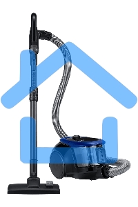 Пылесос Samsung VC18M21A0SB синий, 380/1800 Вт, уборка сухая, пылесборник контейнер 1.5 л