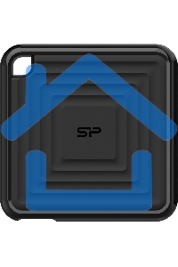 Твердотельный диск 1TB Silicon Power PC60, External, USB 3.2 Type-C R/W - 540/500 Mb/s черный