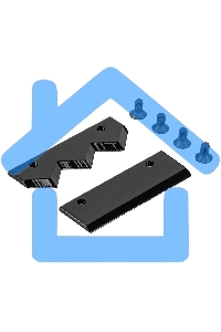 Нож шнека для грунта ER-250, диаметр 250мм, комплект 2 шт Denzel