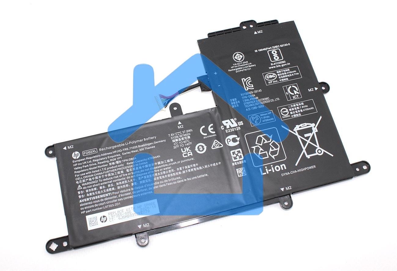 Аккумуляторная батарея для ноутбука HP Chromebook 11A-NA 7.6V 37.6Wh
