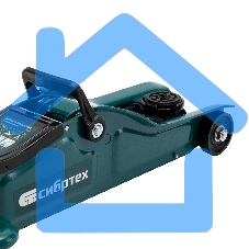 Домкрат гидравлический подкатной Сибртех 2 т, 85-330 мм, низкий подхват, в пласт. кейсе