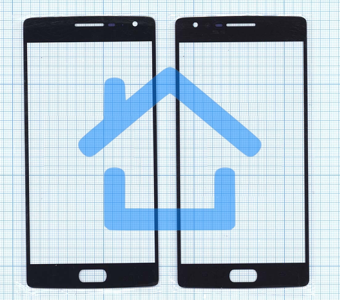 Стекло для OnePlus 2 черное