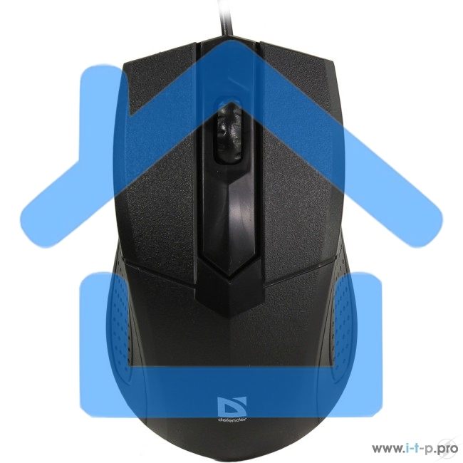 Мышь проводная Defender Optimum MB-270 черный, 1000 dpi, USB, кнопки - 3
