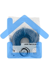 Патч-корд UTP Cablexpert PP12-15M/B кат.5e, 15м, литой, многожильный (синий)