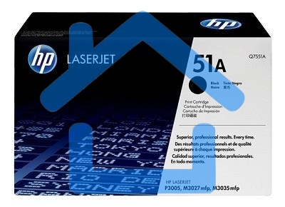 Картридж лазерный HP Q7551A черный для LJ P3005/M3035mfp/M3027mfp 6500 стр.