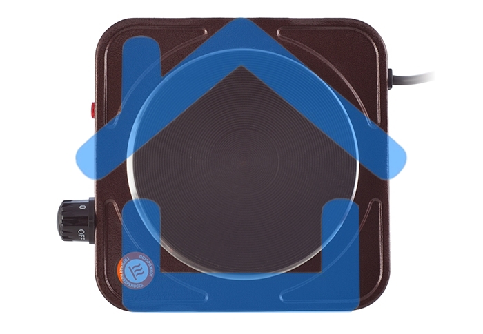 Электрическая плитка Centek CT-1506 Siberia коричневый