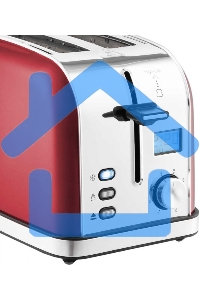 Тостер Kitfort КТ-2036-1 / Мощность: 800-950 Вт.Емкость: 2 тоста одновременно,красный.