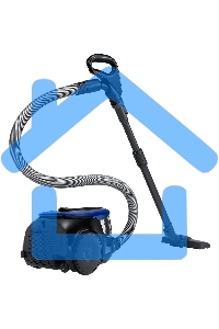 Пылесос Samsung VC18M21A0SB синий, 380/1800 Вт, уборка сухая, пылесборник контейнер 1.5 л