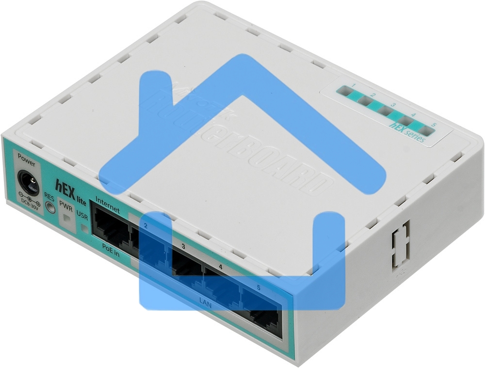 Маршрутизатор MikroTik RB750r2 hEX lite 5x10/100 Mbps