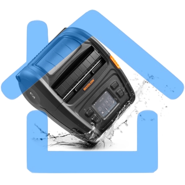 Принтер этикеток мобильный Bixolon XM7-40iaWDaK 4