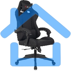 Кресло игровое Бюрократ Zombie Predator Neo Black черный, крестов. пластик