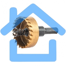 Коронка по металлу Denzel HSS, 40 мм, нитридтитановое покрытие