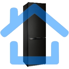 Холодильник Nordfrost NRB 152 B черный двухкамерный 205/115 л морозилка снизу, капельная система