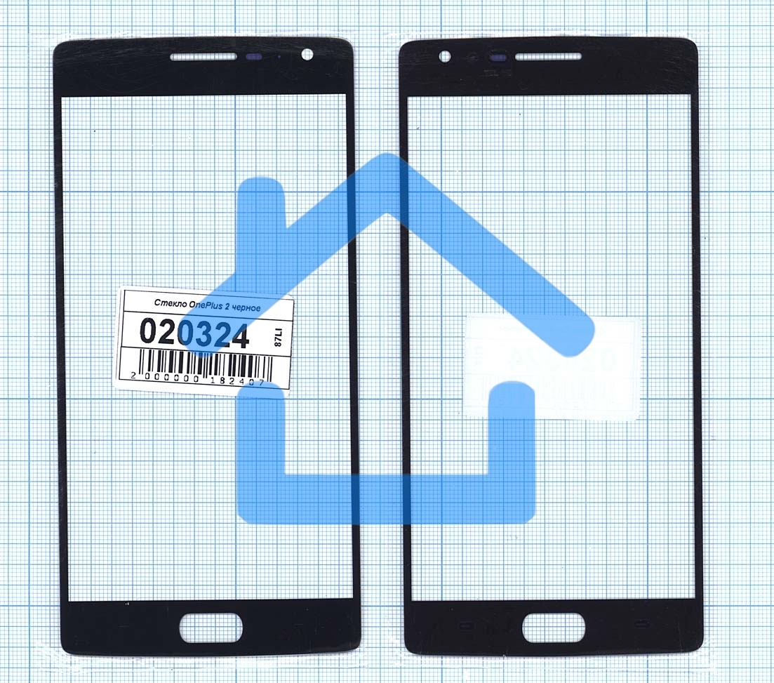 Стекло для OnePlus 2 черное