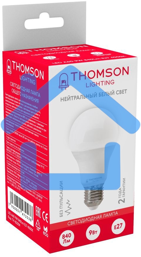 Лампа светодиодная Hiper THOMSON LED CANDLE 10W 830Lm E27 4000K TH-B2024