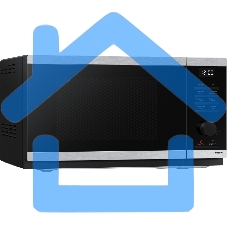 Микроволновая печь Samsung MS23DG4504ATBW нержавеющая сталь/черный, 23 л, 800 Вт, переключатели - сенсор/поворотный механизм