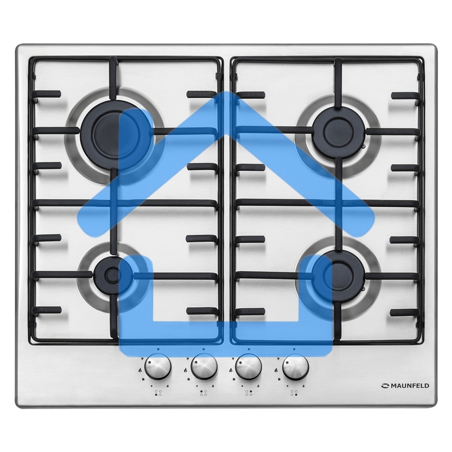 Газовая варочная панель Maunfeld EGHS.64.3ES/G/ • Тип установки: независимая • Управление: фронтальное, переключатели поворотные • Нагревательный элемент: конфорка, 4шт • Мощность конфорок, Вт: 2600, 1700, 1700, 1000• Материал исполнения: нержавеющая стал