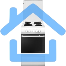 Плита электрическая Hansa FCEW53000 белый, конфорок 4 шт, духовка 68 л, 50 см x 85 см x 60 см