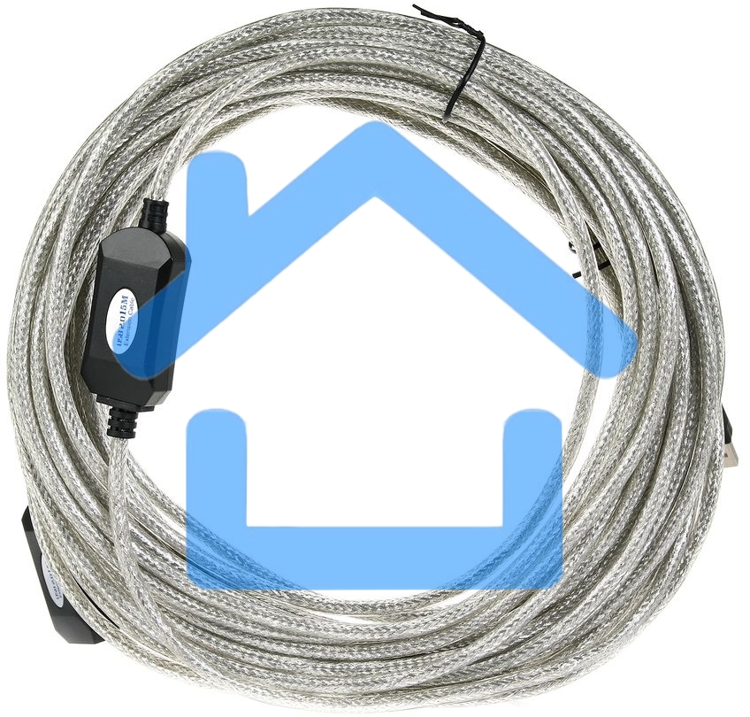Кабель удлинитель Aopen активный ACU823-15M, USB2.0-repeater AM/AF 15м