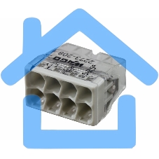 Экcпресс-клемма, 8-проводная до 2,5 мм², (50 шт./уп.) WAGO 2273-208