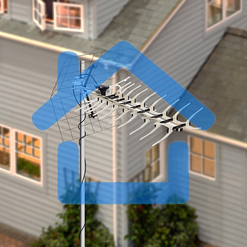 ТB антенна наружная для цифрового телевидения DVB-T2, RX-412 Rexant