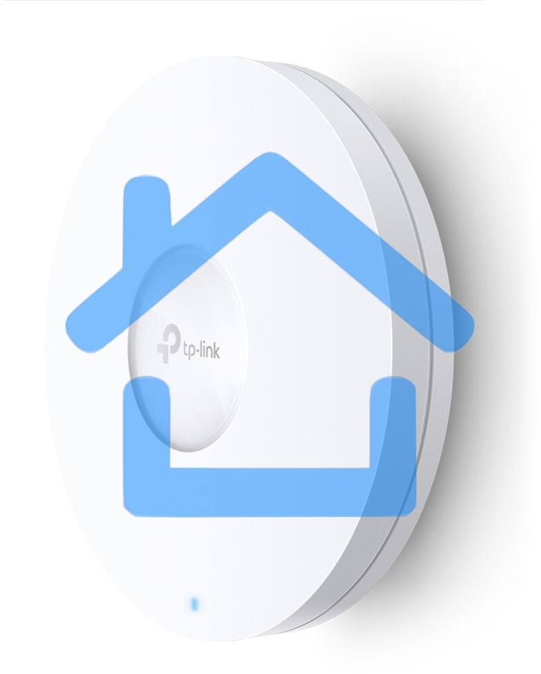 Точка доступа TP-Link 11AX dual-band ceiling access point, up to 1200 Mbit / s at 5 GHz and up to 574 Mbit / s at 2.4 GHz, 1 10/100/1000Mbps LAN port, support PoE 802.3at standard, support BSS coloring, Seamless Roaming, Mesh, Band Steering, Airtime Fairn
