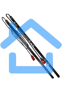 Вертикальный блок розеток, 3-фазный, 6xC19 + 24xC13, автомат и A/V-метр, 380V, 32A, шнур 2 м, IEC309