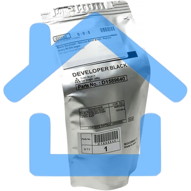 Расходные материалы Ricoh D1589640 Девелопер тип К Aficio MP2001/2001L/2001SP/2501L/2501SP, (60000стр)