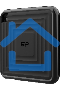 Твердотельный диск 1TB Silicon Power PC60, External, USB 3.2 Type-C R/W - 540/500 Mb/s черный