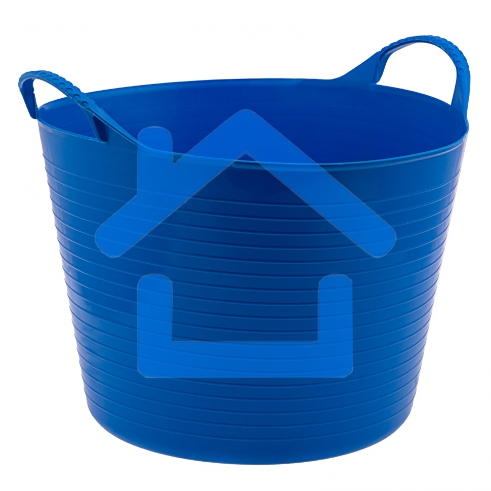 Ведро гибкое сверхпрочное 40 л, синее СИБРТЕХ 67508