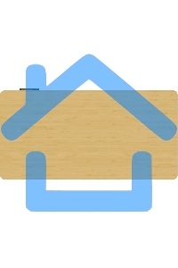 Стол для компьютера Cactus CS-ED-WTBAM столешница бамбук, бежевый каркас белый