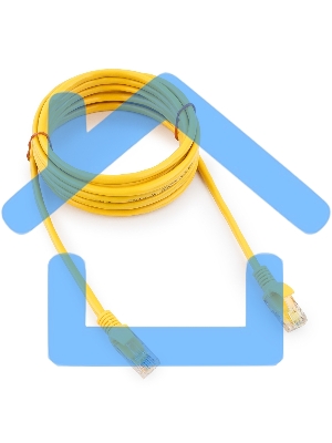 Патч-корд медный UTP Cablexpert PP10-3M/Y кат.5e, 3м, литой, многожильный (желтый)