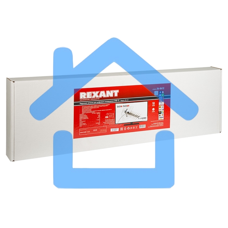 ТB антенна наружная для цифрового телевидения DVB-T2, RX-412 Rexant
