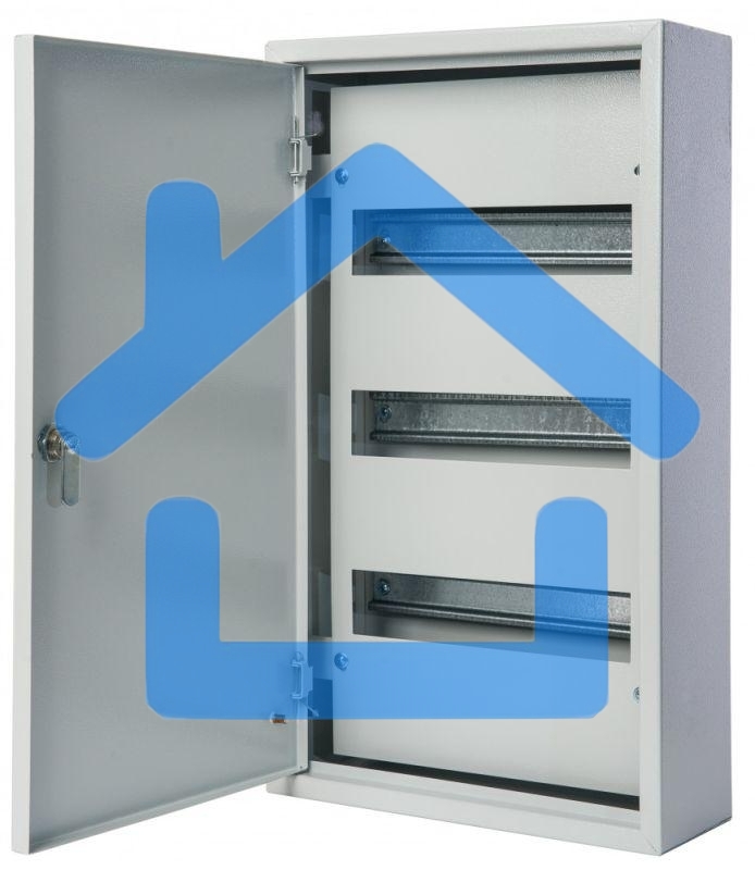 Корпус металлический навесной 520х300х120 36мод. IP31 ЩРН-36 DEKraft 30204DEK
