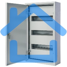 Корпус металлический навесной 520х300х120 36мод. IP31 ЩРН-36 DEKraft 30204DEK Корпус металлический навесной 520х300х120 36мод. IP31 ЩРН-36 DEKraft 30204DEK