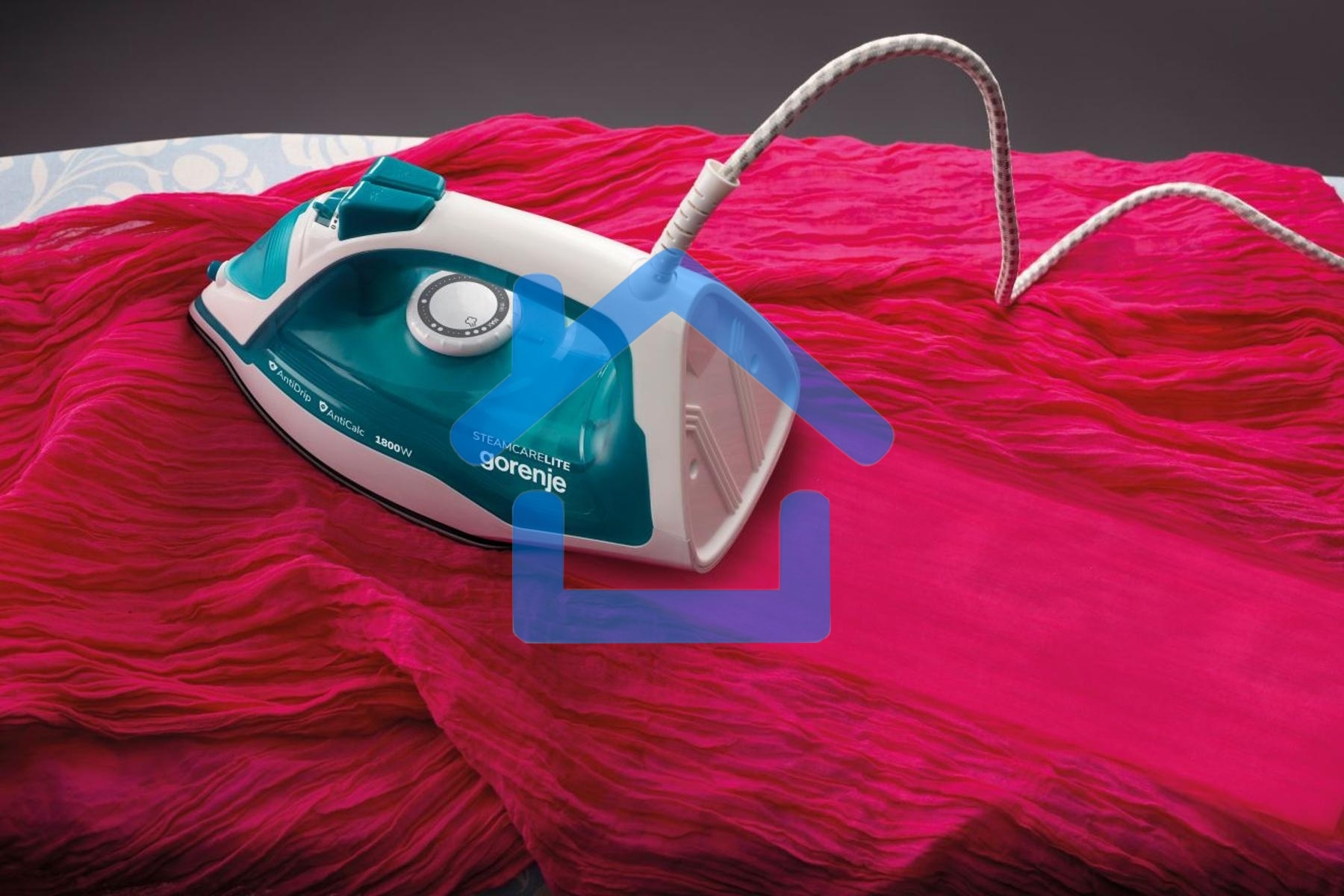 Утюг Gorenje SIH1800TQC 1800Вт зеленый/белый