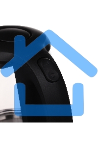 Чайник электрический Hyundai HYK-G1001 1.7л. 2200Вт черный (корпус: стекло)