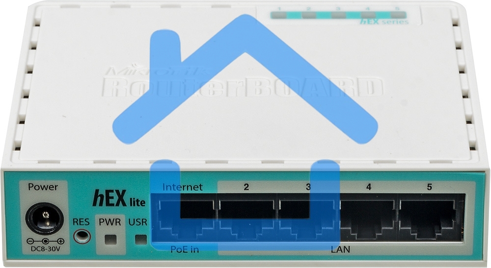 Маршрутизатор MikroTik RB750r2 hEX lite 5x10/100 Mbps