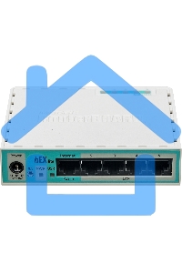 Маршрутизатор MikroTik RB750r2 hEX lite 5x10/100 Mbps