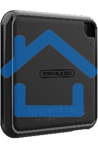 Твердотельный диск 1TB Silicon Power PC60, External, USB 3.2 Type-C R/W - 540/500 Mb/s черный