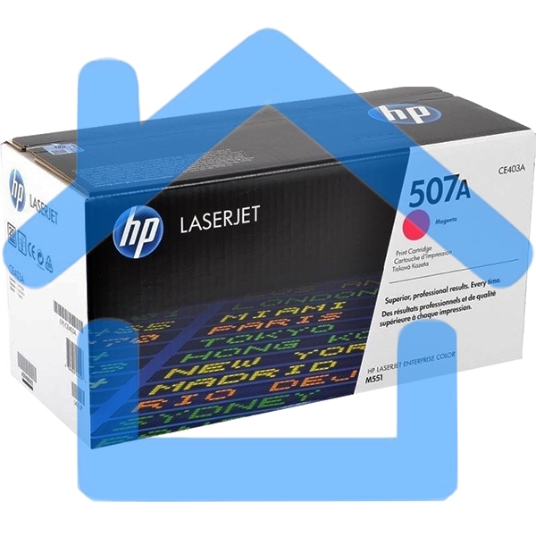 Картридж лазерный HP CE403A пурпурный для CLJ M551 6000стр.