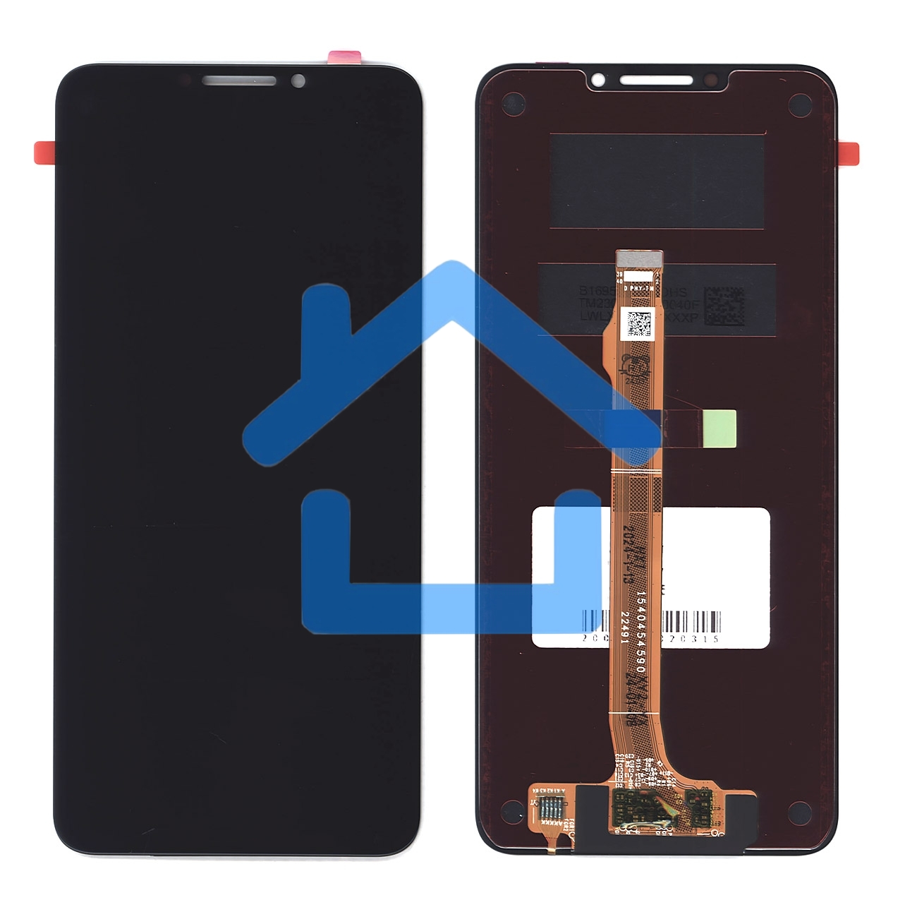 Дисплей для Huawei Nova Y91 в сборе с тачскрином, черный orig lcd
