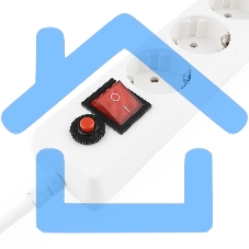 Сетевой фильтр Гарнизон ECL-6-W-3, 6р, 10А, 3м, ур.защиты 4, белый, пакет