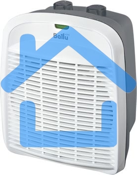 Тепловентилятор Ballu BFH/S-10 серый/белый, 2000 Вт, 25 м2, термостат